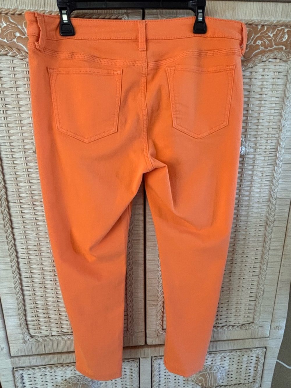 STYLUS Bright Orange Denim Waistband Detail Sz. 14 - Picture 3 of 7